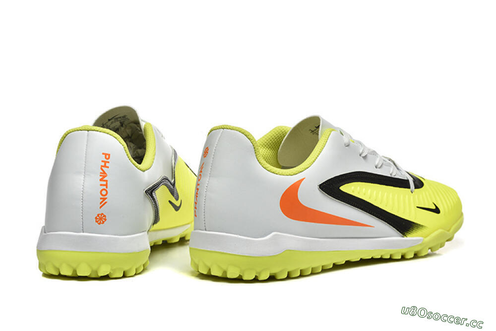 Men's Nike Phantom 6 Elite TF Artificial Turf Low-Tops Football Shoes - Yellow/White/Red 9