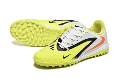 Men's Nike Phantom 6 Elite TF Artificial Turf Low-Tops Football Shoes - Yellow/White/Red