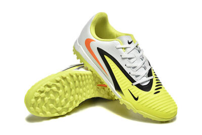 Men's Nike Phantom 6 Elite TF Artificial Turf Low-Tops Football Shoes - Yellow/White/Red