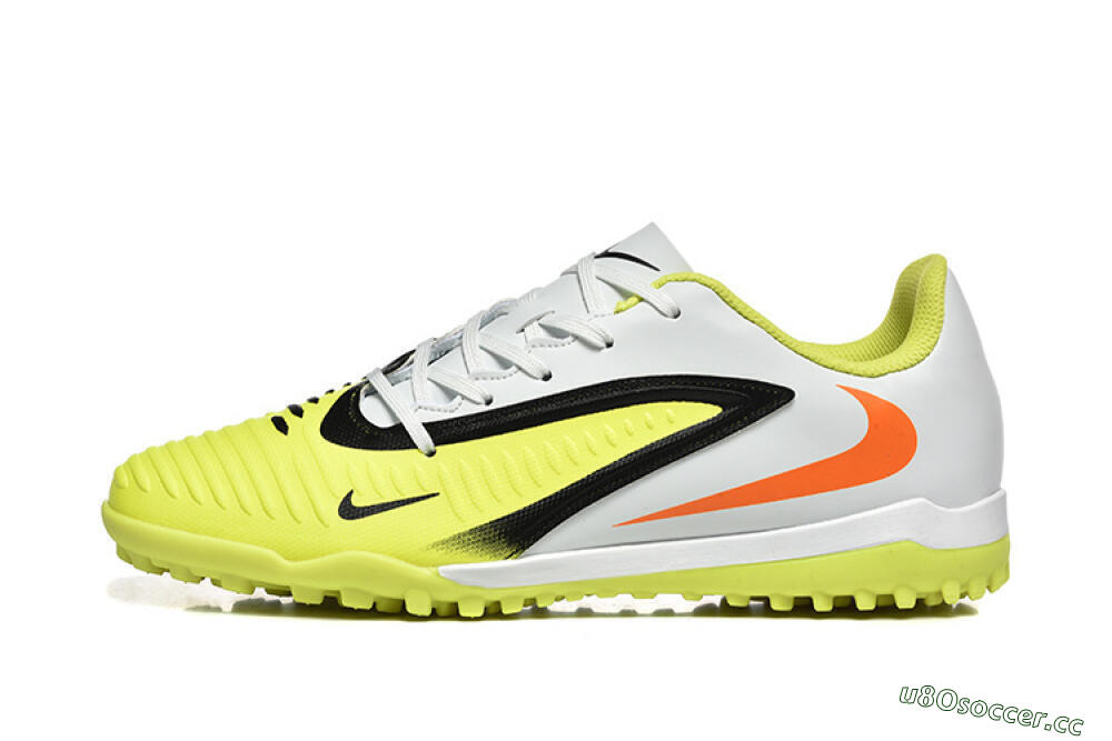 Men's Nike Phantom 6 Elite TF Artificial Turf Low-Tops Football Shoes - Yellow/White/Red 0