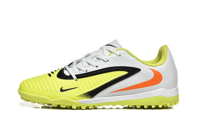 Men's Nike Phantom 6 Elite TF Artificial Turf Low-Tops Football Shoes - Yellow/White/Red