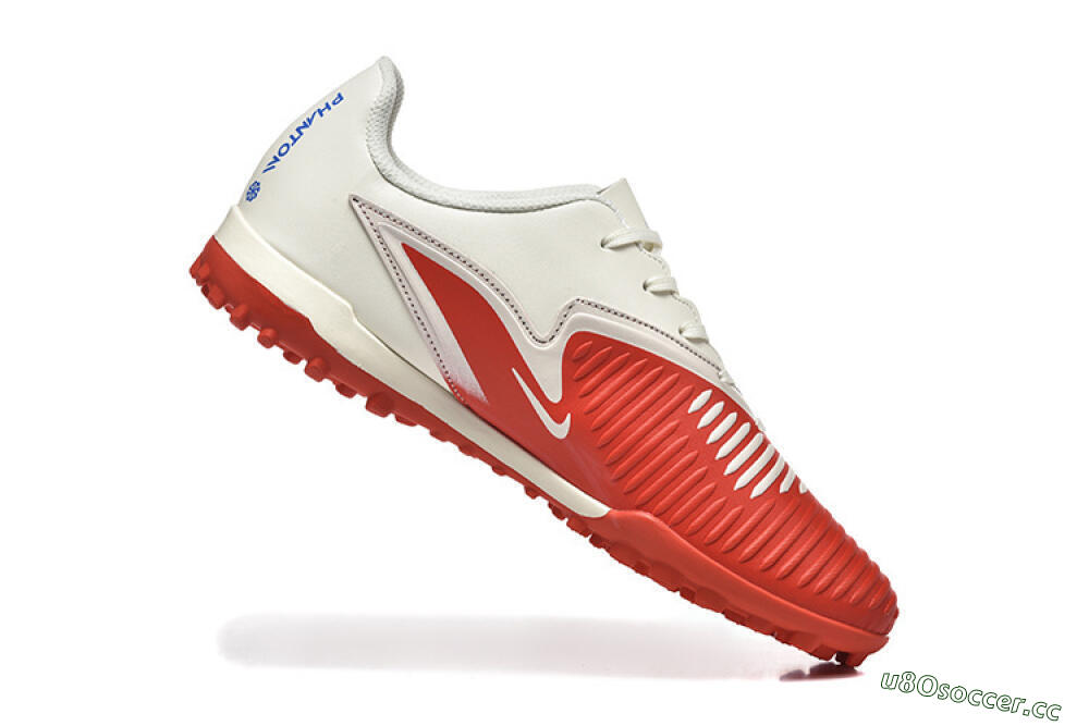 Men's Nike Phantom 6 Elite TF Artificial Turf Low-Tops Football Shoes - Red/White/Blue 7