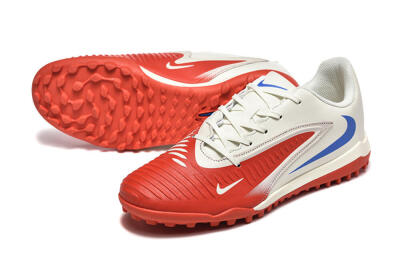Men's Nike Phantom 6 Elite TF Artificial Turf Low-Tops Football Shoes - Red/White/Blue