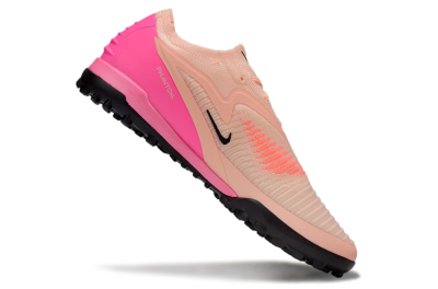 Unisex Nike Phantom 6 Elite TF Artificial Turf Low-Tops Football Shoes - Pink/Black/Red