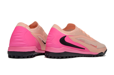 Unisex Nike Phantom 6 Elite TF Artificial Turf Low-Tops Football Shoes - Pink/Black/Red