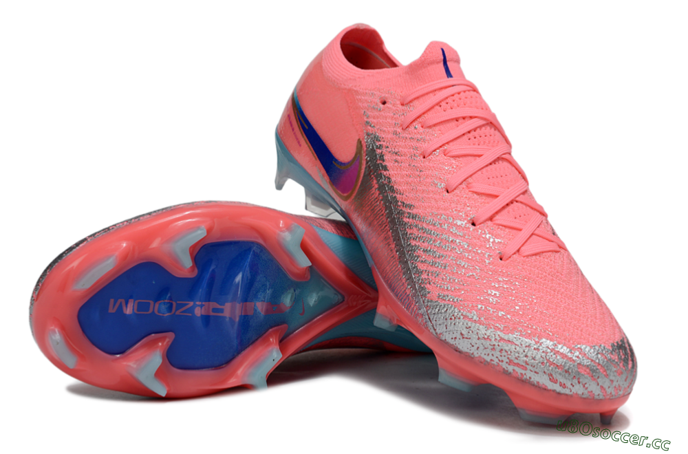Unisex Nike Air Zoom Mercurial Vapor 16 Elite FG Firm Ground Low-Tops Football Boots - Red/Silver/Blue 4