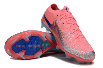 Unisex Nike Air Zoom Mercurial Vapor 16 Elite FG Firm Ground Low-Tops Football Boots - Red/Silver/Blue