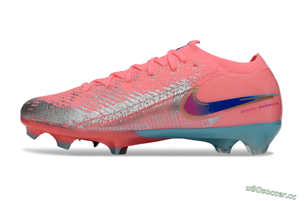 Unisex Nike Air Zoom Mercurial Vapor 16 Elite FG Firm Ground Low-Tops Football Boots - Red/Silver/Blue 0