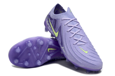 Men's Nike Phantom GX 2 Elite AG Artificial Grass Low-Tops Football Boots - Purple/Yellow