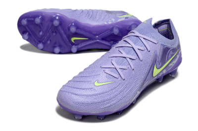 Men's Nike Phantom GX 2 Elite AG Artificial Grass Low-Tops Football Boots - Purple/Yellow