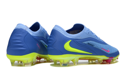 Men's Nike Phantom 6 Elite FG Firm Ground Low-Tops Football Boots - Blue/Pink/Yellow