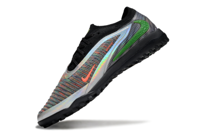 Men's Nike Phantom 6 Elite TF Artificial Turf Low-Tops Football Shoes - Grey/Silver/Black
