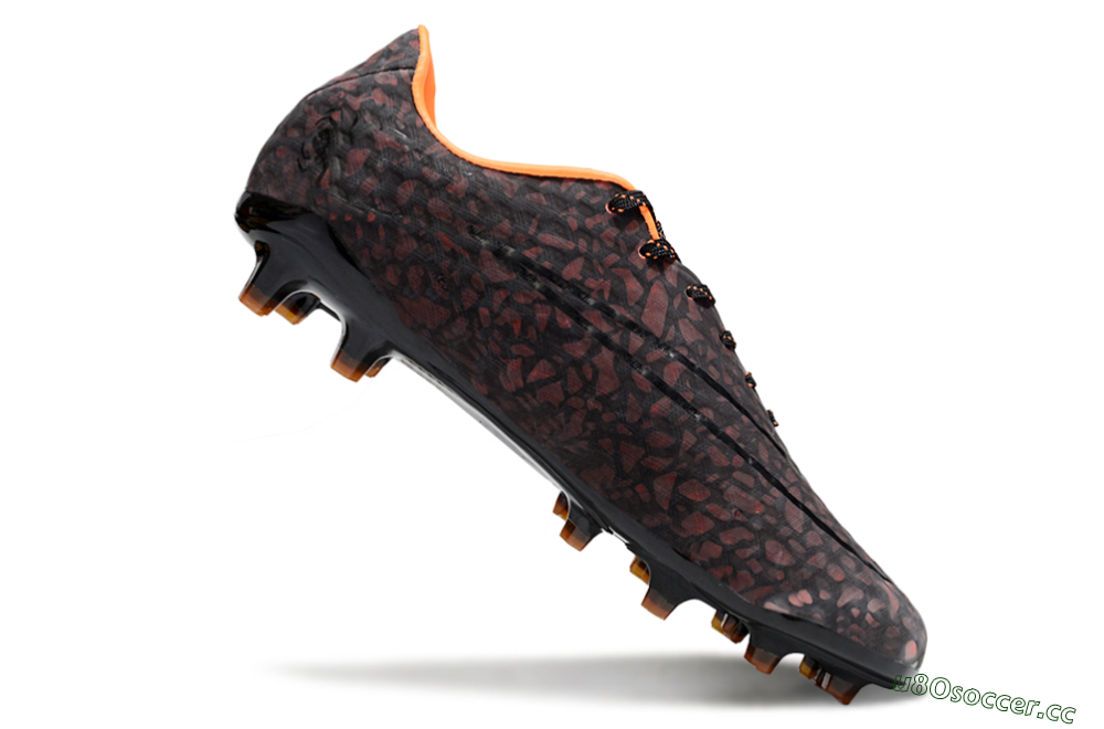 Men's Nike Hypervenom Phantom FG Firm Ground Low-Tops Football Boots - Black/Red 5