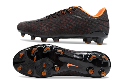 Men's Nike Hypervenom Phantom FG Firm Ground Low-Tops Football Boots - Black/Red