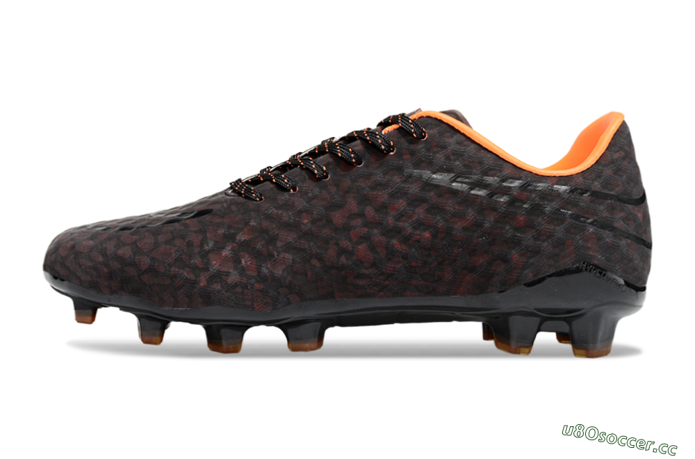 Men's Nike Hypervenom Phantom FG Firm Ground Low-Tops Football Boots - Black/Red 0