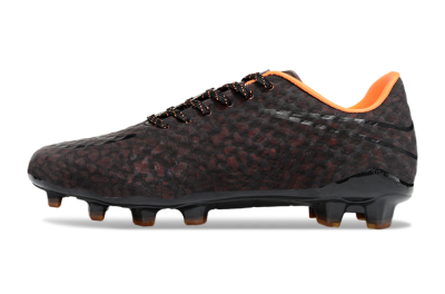 Men's Nike Hypervenom Phantom FG Firm Ground Low-Tops Football Boots - Black/Red