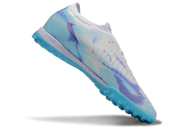 Men's Nike Phantom GX 2 Elite TF Artificial Turf Low-Tops Football Shoes - White/Purple/Jade