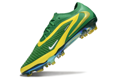 Men's Nike Phantom 6 Elite FG Firm Ground Low-Tops Football Boots - Green/Yellow/Black