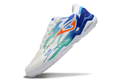 Men's Joma Top Flex TF Artificial Turf Low-Tops Football Shoes - Black/Red/Blue