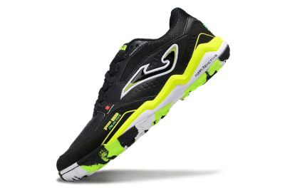 Men's Joma Top Flex TF Artificial Turf Low-Tops Football Shoes - Black/White/Yellow