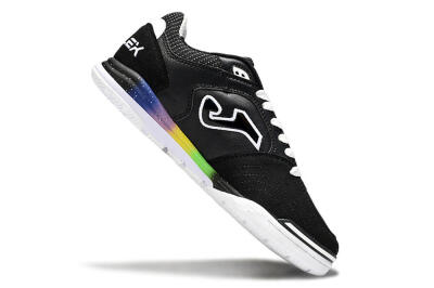 Men's Joma Top Flex IC Indoor & Futsal Low-Tops Football Shoes - Black/White/Red