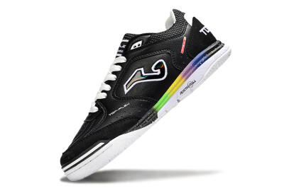 Men's Joma Top Flex IC Indoor & Futsal Low-Tops Football Shoes - Black/White/Red