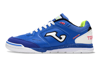 Men's Joma Top Flex IC Indoor & Futsal Low-Tops Football Shoes - Blue/White/Pink