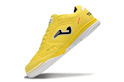 Men's Joma Top Flex IC Indoor & Futsal Low-Tops Football Shoes - Yellow/Black/White
