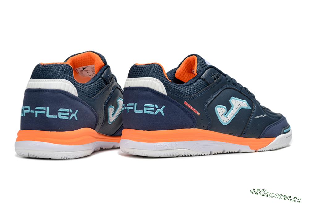 Men's Joma Top Flex IC Indoor & Futsal Low-Tops Football Shoes - Blue/White/Jade 6