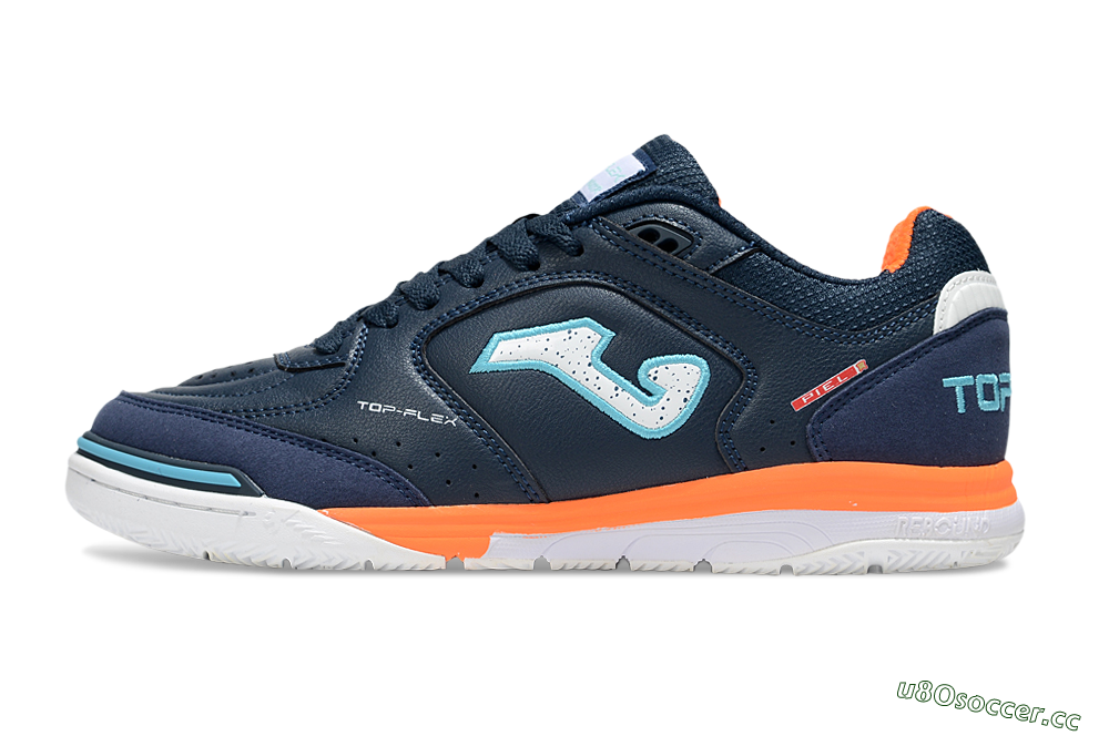 Men's Joma Top Flex IC Indoor & Futsal Low-Tops Football Shoes - Blue/White/Jade 0