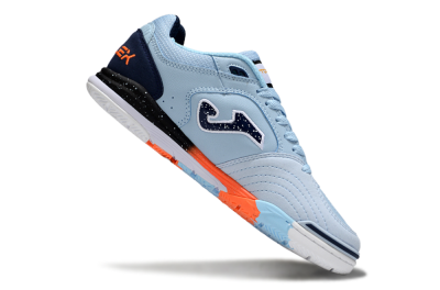 Men's Joma Top Flex IC Indoor & Futsal Low-Tops Football Shoes - Jade/Blue/White
