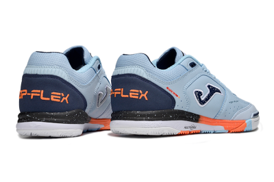 Men's Joma Top Flex IC Indoor & Futsal Low-Tops Football Shoes - Jade/Blue/White