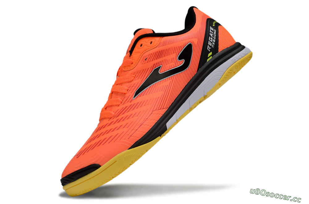 Men's Joma Top Flex IC Indoor & Futsal Low-Tops Football Shoes - Red/Black/Yellow 5