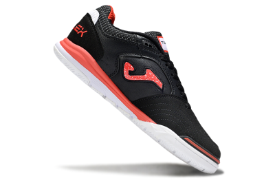 Men's Joma Top Flex IC Indoor & Futsal Low-Tops Football Shoes - Black/Red/White