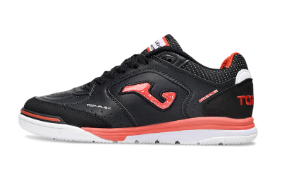 Men's Joma Top Flex IC Indoor & Futsal Low-Tops Football Shoes - Black/Red/White