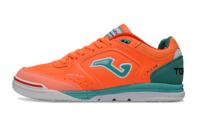 Men's Joma Top Flex IC Indoor & Futsal Low-Tops Football Shoes - Red/Jade/White