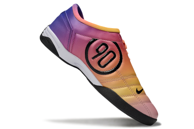 Unisex Nike Total 90 III IC Indoor & Futsal Low-Tops Football Shoes - Pink/Yellow/Purple