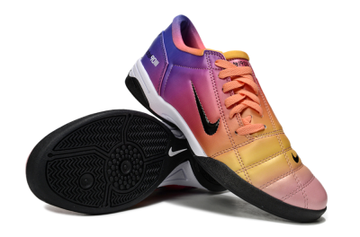 Unisex Nike Total 90 III IC Indoor & Futsal Low-Tops Football Shoes - Pink/Yellow/Purple