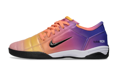 Unisex Nike Total 90 III IC Indoor & Futsal Low-Tops Football Shoes - Pink/Yellow/Purple