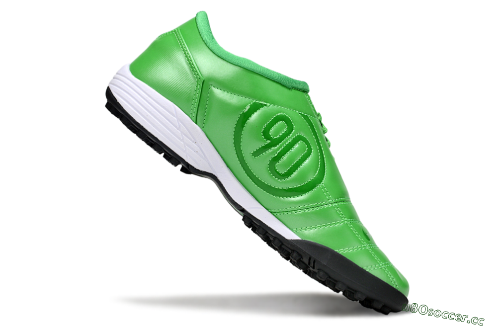 Unisex Nike Total 90 III TF Artificial Turf Low-Tops Football Shoes - Green/White 4