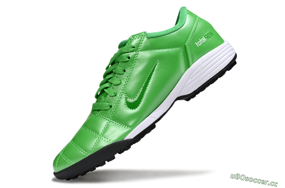 Unisex Nike Total 90 III TF Artificial Turf Low-Tops Football Shoes - Green/White 5