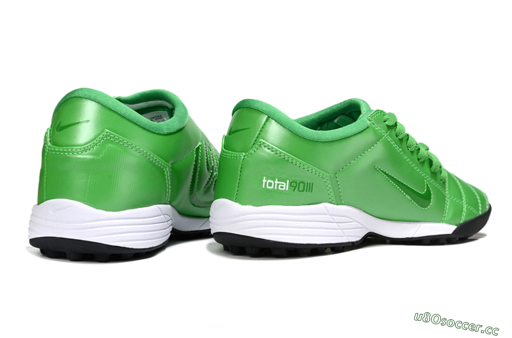 Unisex Nike Total 90 III TF Artificial Turf Low-Tops Football Shoes - Green/White 6