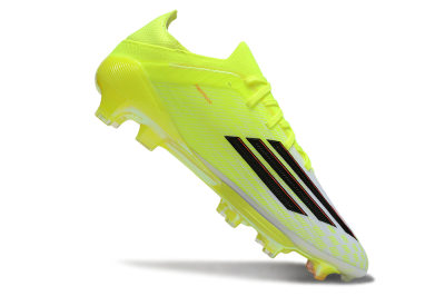 Men's Adidas F50+ Elite Lightstrike Pro FG Firm Ground Low-Tops Football Boots - Yellow/Black/Red