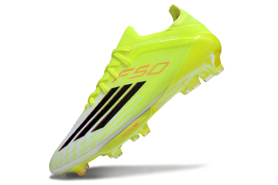 Men's Adidas F50+ Elite Lightstrike Pro FG Firm Ground Low-Tops Football Boots - Yellow/Black/Red