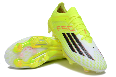 Men's Adidas F50+ Elite Lightstrike Pro FG Firm Ground Low-Tops Football Boots - Yellow/Black/Red