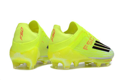 Men's Adidas F50+ Elite Lightstrike Pro FG Firm Ground Low-Tops Football Boots - Yellow/Black/Red
