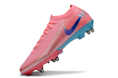 Men's Nike Air Zoom Mercurial Vapor 16 Elite SG Soft Ground Low-Tops Football Boots - Red/Silver/Blue