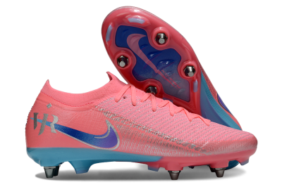 Men's Nike Air Zoom Mercurial Vapor 16 Elite SG Soft Ground Low-Tops Football Boots - Red/Silver/Blue