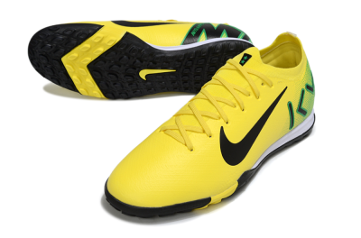 Unisex Nike Air Zoom Mercurial Vapor 16 Elite TF Artificial Turf Low-Tops Football Shoes - Yellow/Black/Green