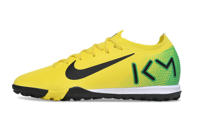Unisex Nike Air Zoom Mercurial Vapor 16 Elite TF Artificial Turf Low-Tops Football Shoes - Yellow/Black/Green
